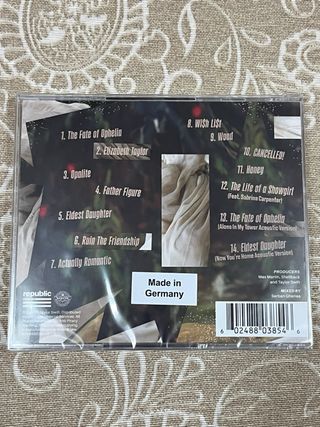 CD The Life of a Showgirl acoustic versión