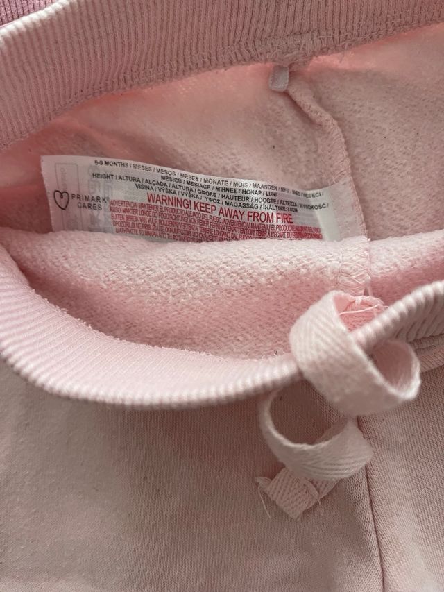 Pack 2 pantalones chándal 6/9 meses