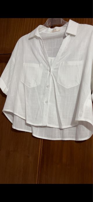 Camiseta blanca de lino