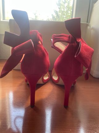 Zapatos  Rojos Tacón