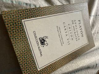 Platón: Apología de Sócrates, Critón, Carta VII