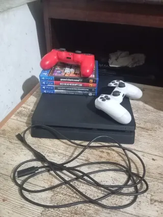 PS4 Slim 1 TB Negra con todo + Xbox one S con todo