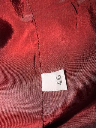 Blazer Burberry Rosso Borgogna Taglia 46