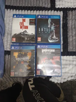 Pack 4 Juegos PS4: The Evil Within, Until Dawn, Ca
