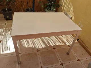 Mesa extensible Ekedalen Ikea blanca