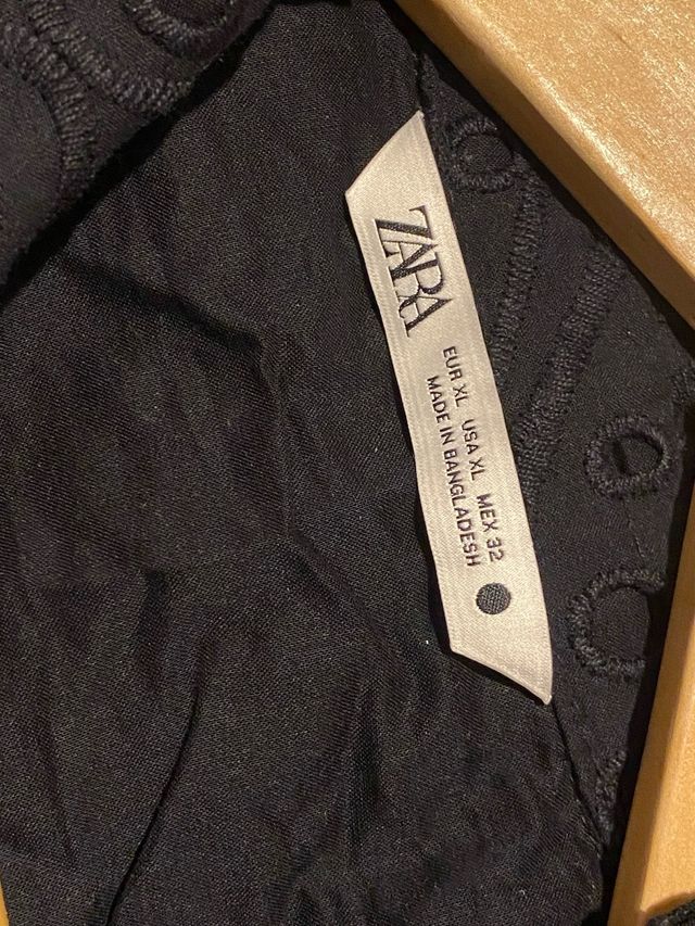 Vestido Zara Negro Talla XL