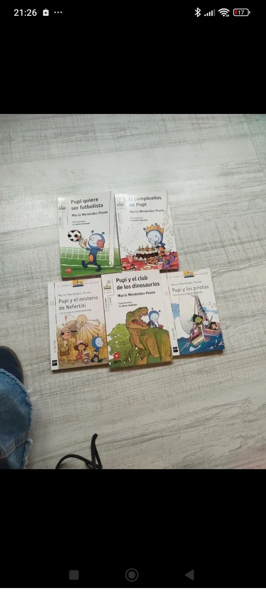 Lote de 5 libros de Pupi