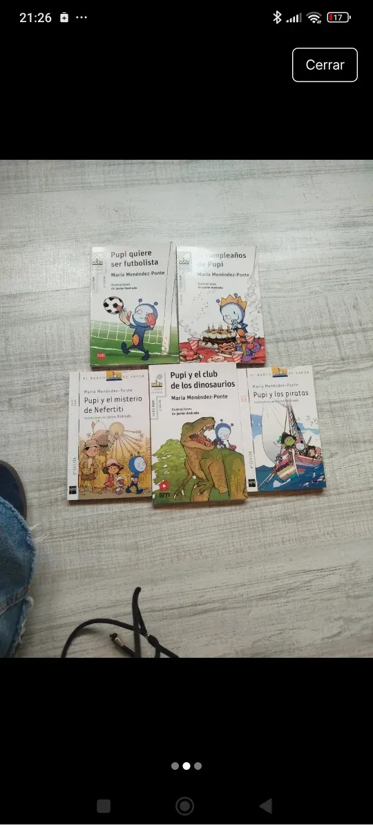 Lote de 5 libros de Pupi