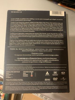 La Lista de Schindler EDICIÓN ESPECIAL 