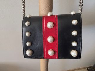 Bolso Carolina Herrera Negro y Rojo