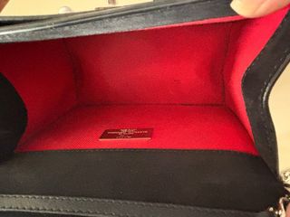 Bolso Carolina Herrera Negro y Rojo