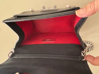 Bolso Carolina Herrera Negro y Rojo