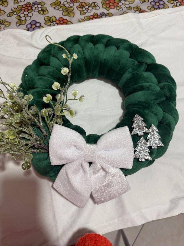 Ghirlanda Natalizia Fatta a Mano