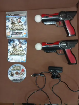 2 Pistolas PS Move + Cámara + Time Crisis PS3