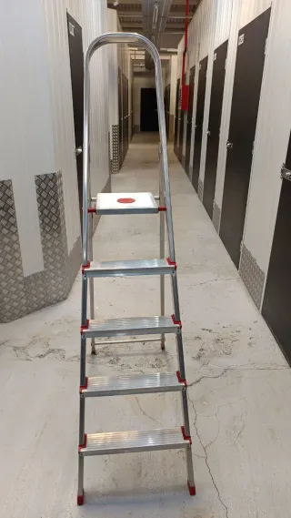 Escalera tijera aluminio 5 peldaños