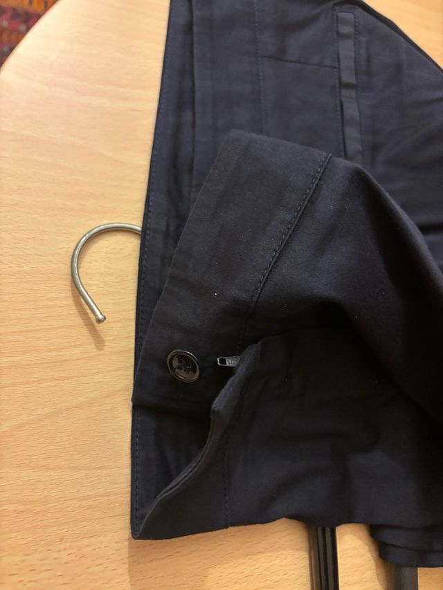 Pantalone cotone nero