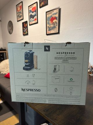 Cafetera Nespresso Citiz Negra