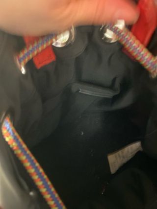 Bolso Bimba y Lola bombonera negro y rojo