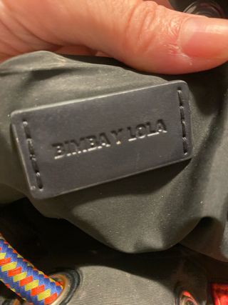 Bolso Bimba y Lola bombonera negro y rojo