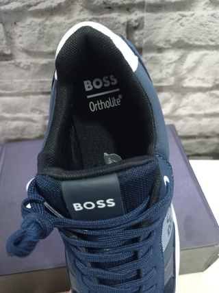 Hugo Boss Sneakers Uomo 43 Blu Bianche