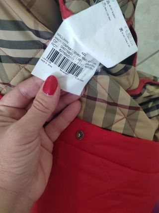 Trapuntino Burberry uomo taglia 46