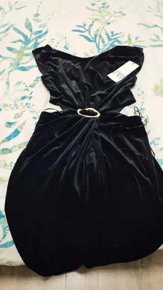 Vestido Negro Zara Talla s