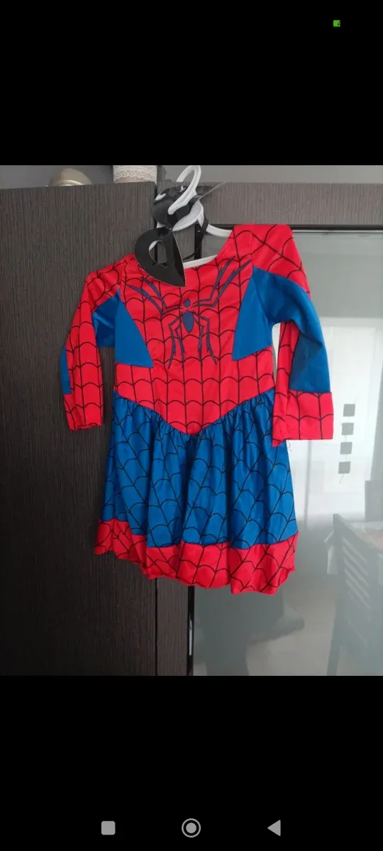 Disfraz Spiderman niña 3-4 años