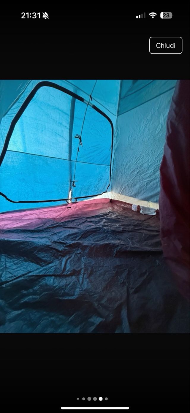 Tenda da campeggio 2/3 posti