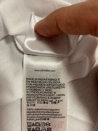 Camiseta Calvin Klein Blanca Mujer