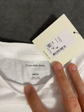 Camiseta Calvin Klein Blanca Mujer