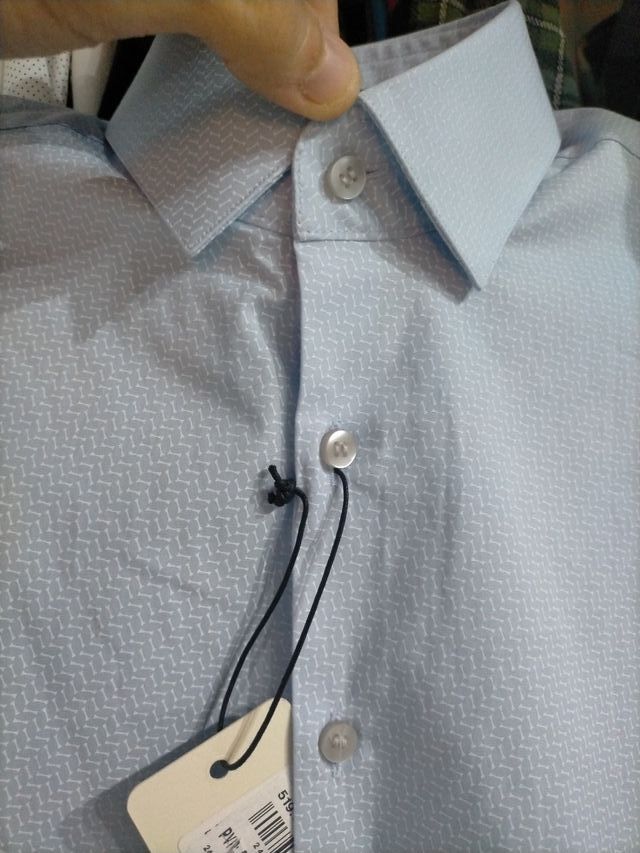 Camisa Calvin Klein azul nueva a estrenar..