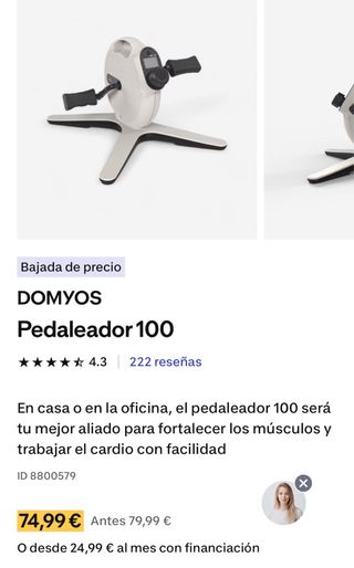 Mini Bici Decathlon para piernas y brazos !!!￼