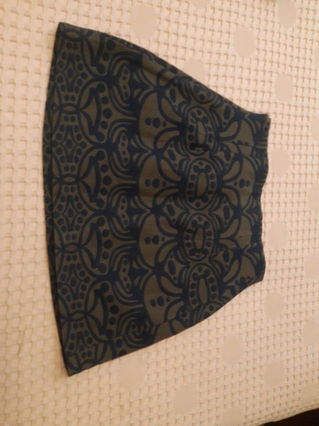 Falda Hoss Intropia azul marino y topo