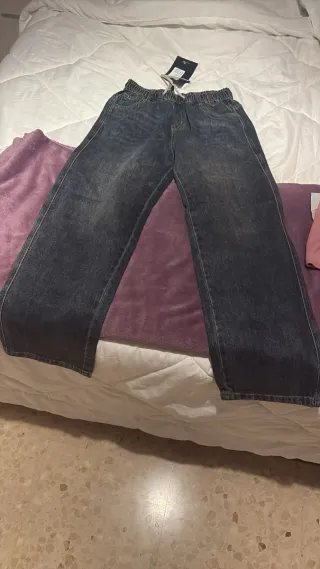Pantalones largo anchos de moda