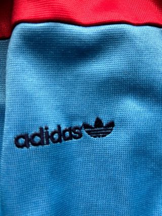 Chaqueta Adidas Vintage Roja y Azul