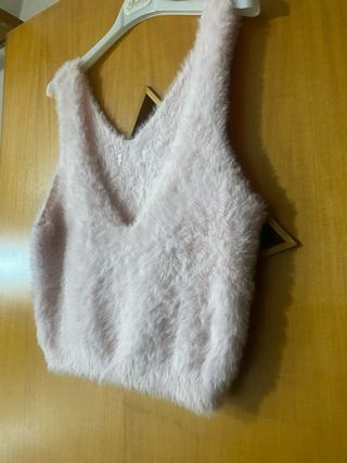 Top morbido rosa chiaro