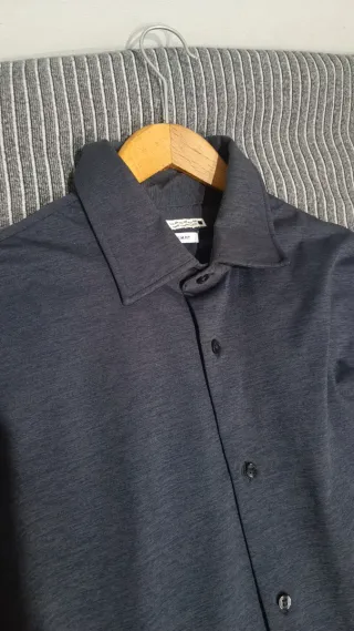 Camisa Zara gris de hombre, talla M