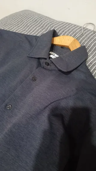 Camisa Zara gris de hombre, talla M