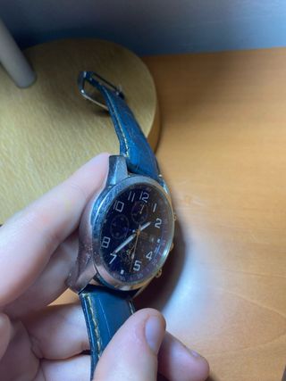 Reloj Racer Cronógrafo Azul y Plateado