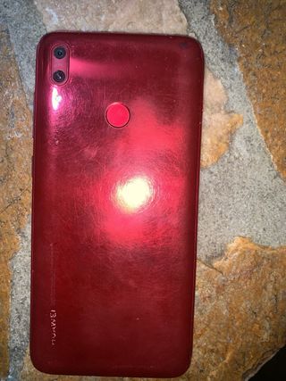 Huawei Y7 2019 nero/rosso (schermo rotto)
