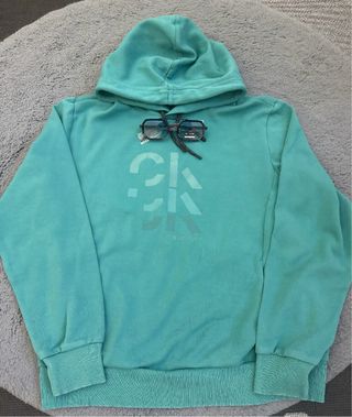 Felpa Calvin Klein Teal Uomo
