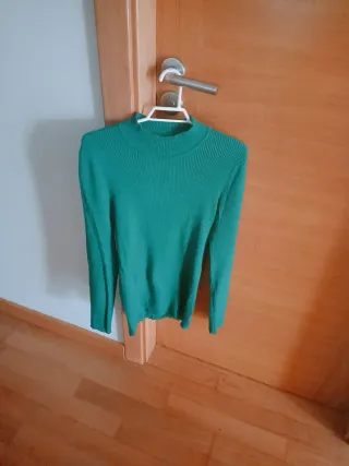 Jersey verde mujer invierno
