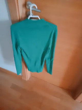 Jersey verde mujer invierno