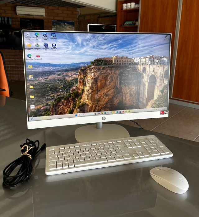 Ordenador HP Blanco all in one