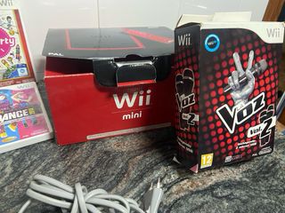 Nintendo Wii Mini Roja + Juegos