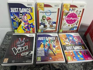 Nintendo Wii Mini Roja + Juegos