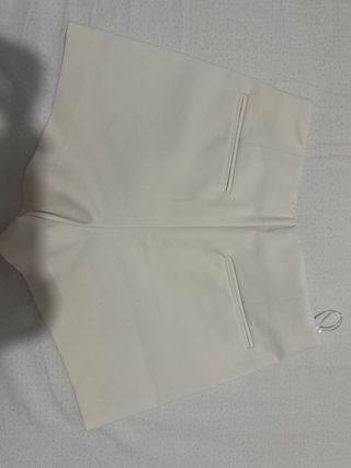 Falda Pantalón Zara Blanca