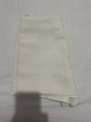 Falda Pantalón Zara Blanca
