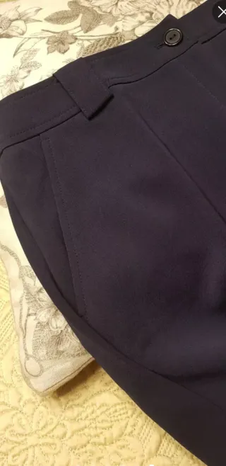 Pantalón azul marino Luisa Spagnoli