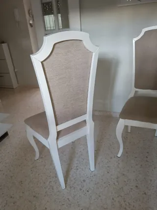 Mesa comedor de diseño madera maciza y 6 sillas